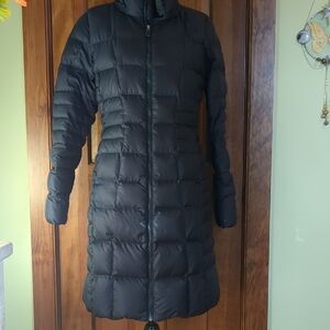 The North Face Women's Navy Long Puffer Down Coat